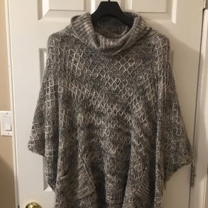Cowl neck cape
